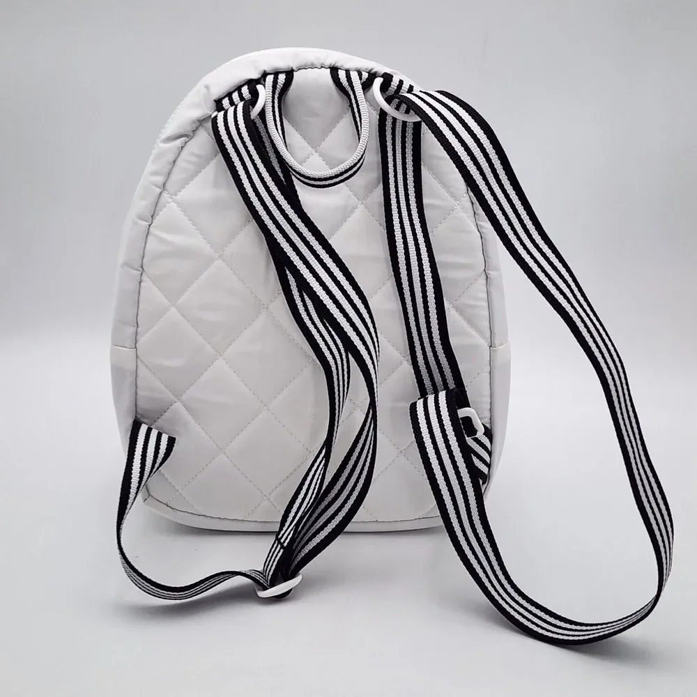 Adidas Unisex Core Polyester Mini Backpack - White‎ Jersey/Black